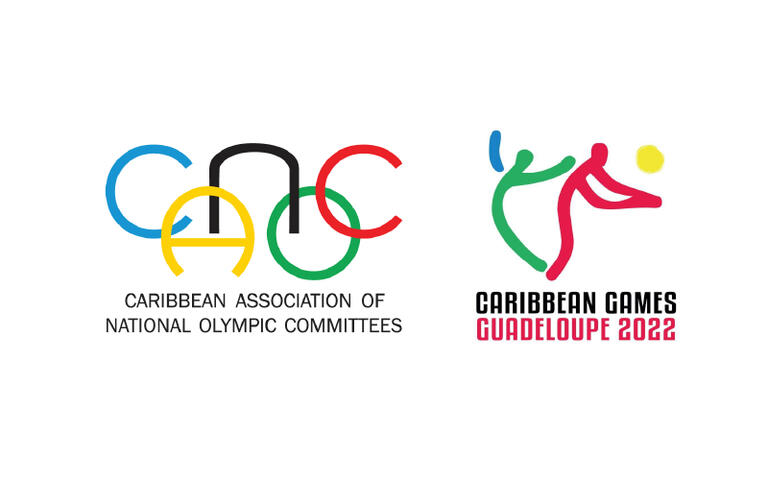 logo for CANOC and caribbean games 2022